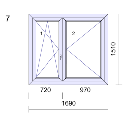 P.07 1690x1510mm -  Fenêtre...