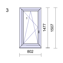 P.03 802x1507 - Fenêtre PVC