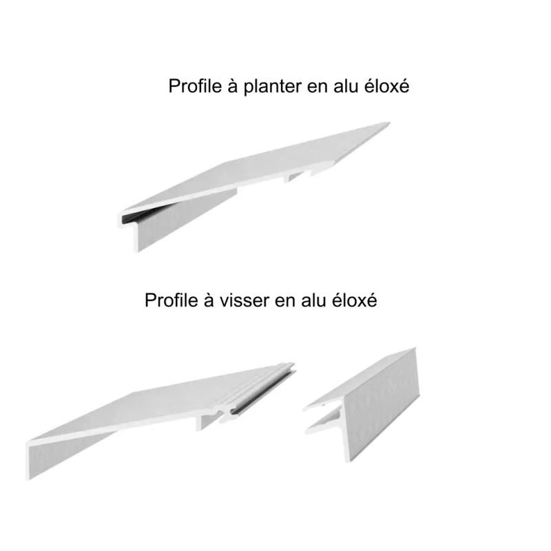 Profile à planter en aluminium