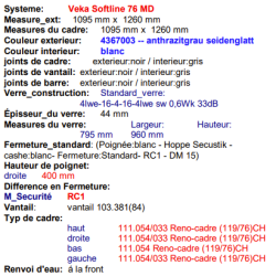 P13 - 1095x1260 - Fenêtre PVC